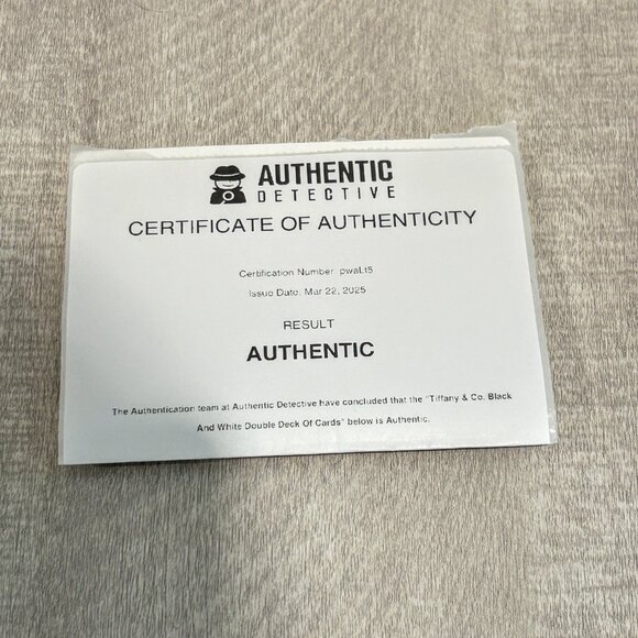 Tiffany & Co. Playing Card, King of Spades, Authentic - Picture 2 of 4